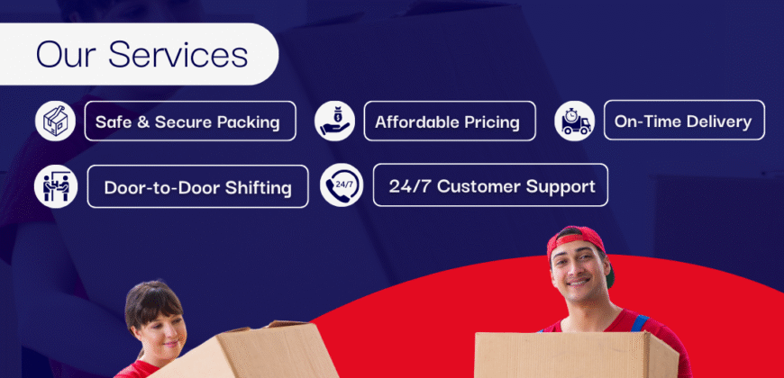 Office Relocation Made Easy: Guide to Choosing the Right Packers and Movers 3 Blue and Red Minimalist Packers and Movers Company Services Promotion Instagram Post
